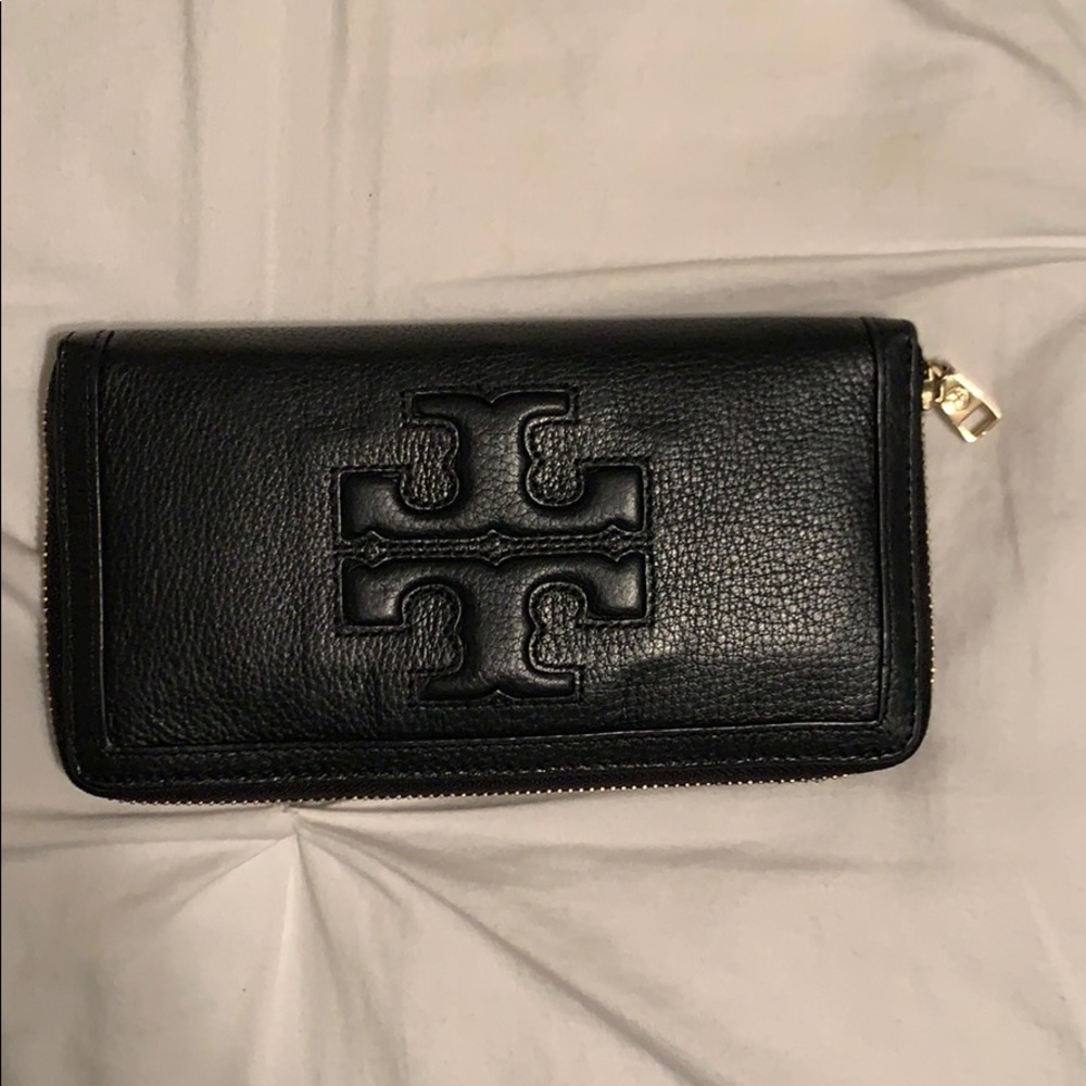 Tory Burch wallet - black leather